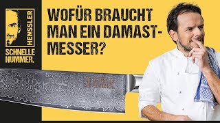 Wofür braucht man ein Damastmesser  Hensslers Anleitungen Tipps amp Tricks [upl. by Kahn1]