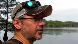 Bass Fishing on Caddo Lake Late August [upl. by Nwahc756]