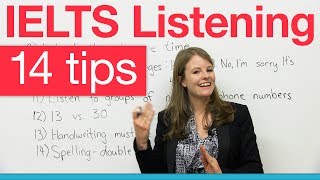 IELTS Listening  Top 14 tips [upl. by Anerdna]