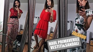 Haul Zalando  vestitini e sandaletti  AidaJamilaITA [upl. by Yuma]