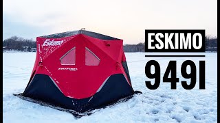 Eskimo FatFish 949i Review amp How To Set Up Quick [upl. by Etnauq519]