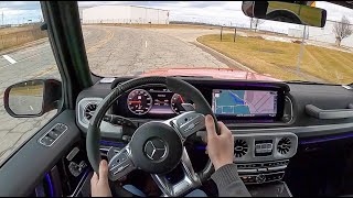 2020 MercedesAMG G63  POV Test Drive Binaural Audio [upl. by Mosby]