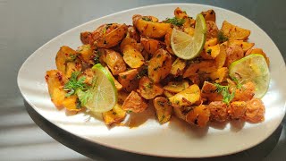 Batata Harra Recipe  Lebanese Spicy Potatoes batataharra spicypotatoes theinauthenticook [upl. by Duffie]