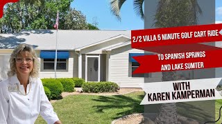 22 Villa For Sale in The Villages FL Home Near Lake Sumter Landing and Spanish Springs [upl. by Acemaj]