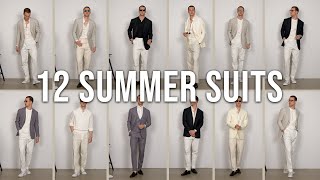 12 Dressed Up Outfit Combinations  Spring amp Summer Suit Outfits [upl. by Pappano]