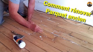 comment rénover parquet ancien [upl. by Atronna]