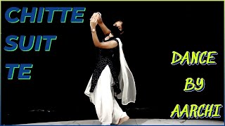 Chitte Suit Te Daag Pe Gaye  Dance Cover by Aarchi punjabisong dancevideo trending viral yt [upl. by Arezzini507]