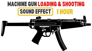 Machine Gun Loading and Shooting Sound Effect🎧 Assault Rifle Sounds Effects🎧 1 Hour [upl. by Ettenotna468]