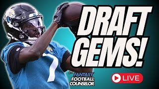 Must Draft 5 Late Round Fantasy Football Gems [upl. by Job]