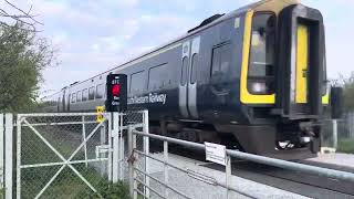 Hunts Path No2 MWL Userwork Level Crossing Dorset Sunday 21042024 [upl. by Proudman]