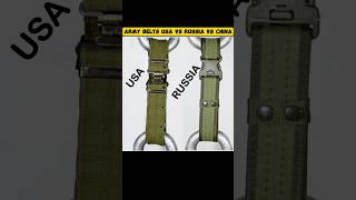 ARMY BELTS USA VS RUSSIA VS CHINA hydrulicpress army belts [upl. by Anastatius]