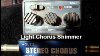 Arion SCH1 Chorus Tone Test with Suhr Modern [upl. by Cilo]