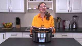 CrockPot SCCPVL610S Programmable Cook and Carry Oval Slow Cooker [upl. by Aicile621]