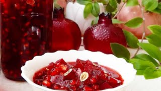 طرز تهیه ترشی انار و لبو قرمز خوشمزه و مجلسی رستورانی pickled beetroot [upl. by Hutchings]