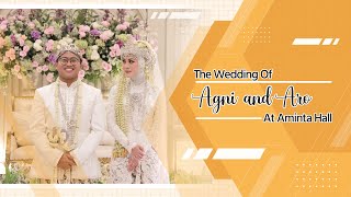 The Wedding Of Agni And Aro At Aminta Hall [upl. by Enna180]