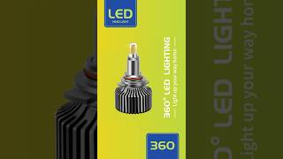 LED car headlight factory headlight lowvoltage testledheadlight360ledled360ledheadlightbulb [upl. by Esirehc]