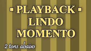 LINDO MOMENTO  PLAYBACK  2 TONS ABAIXO  JULLIANY SOUZA [upl. by Hilly]