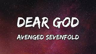 Avenged Sevenfold  Dear God Lyric [upl. by Myrtie]