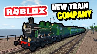 Creating My Own TRAIN COMPANY in Roblox Streamlined [upl. by Assanav]