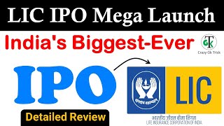 Indias BiggestEver IPO  LIC IPO  LIC IPO Detailed Review  LIC IPO Launch  By Nishit Sir [upl. by Acirej]