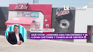 ¡Qué vivos Ladrones asaltan expendio y se llevan cartones y charolas de cerveza 🍺 [upl. by Attenaz895]