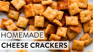 Homemade Cheese Crackers  Sallys Baking Recipes [upl. by Laikeze8]