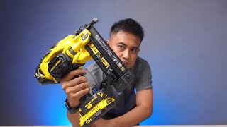 sangar cordless brad nailer terbaru dari stanley  STANLEY FATMAX SCN618 NAILER GUN CORDLESS 18Ga [upl. by Strephon]