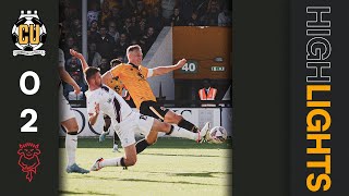 Cambridge United v Lincoln City Highlights [upl. by Eiluj75]