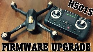 Hubsan H501S Firmware Update  Upgrade Video Tutorial Guida Aggiornamento FC  RX  TX  RC FPV1 [upl. by Akehsyt783]