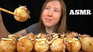 ASMR Takoyaki MUKBANG No Talking Eating Sounds [upl. by Vincenta]