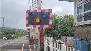 Double Cancelled Closure Kidwelly Level Crossing Carmarthenshire 15072023 [upl. by Staw]