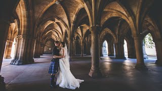 Kim amp Alexs Glasgow wedding in Cottiers [upl. by Gnemgnok28]