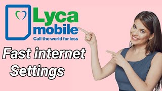 Lyca mobile data network Settings  lyca mobile 5G [upl. by Lawry]