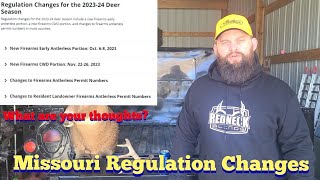 Missouri Regulation Changes  2023  KOAM Outdoors Strategies [upl. by Ahsla]