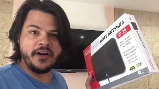 1byone indoor HD Antenna Unbox  Install  Review Cord Cutter [upl. by Irdua770]