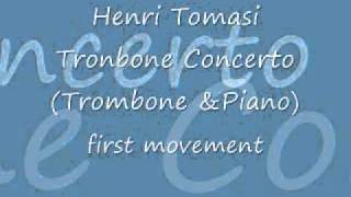 TomasiConcerto pour trombone et piano 1st Mov [upl. by Miquela244]