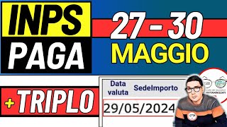 Inps PAGA 27  30 MAGGIO ➜ ANTICIPO DATE PAGAMENTI ASSEGNO DI INCLUSIONE ASSEGNO UNICO BONUS SFL [upl. by Euqnimod548]