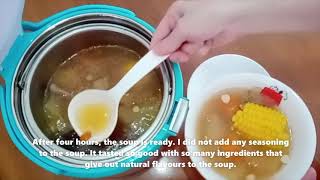 Thermal Cooker Pot Recipe Sharkfin Melon Soup [upl. by Zevahc]