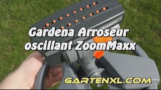 Gardena 812720 Arroseur oscillant ZoomMaxx  L arrosage de la pelouse [upl. by Norrek]