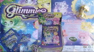 GLIMMIES STICKER ALBUM E BOX FIGURINE RECENSIONE [upl. by Niarfe]