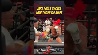 Jake Paul throws POWER COMBINATIONS amp KO SHOT for Tyson at open workouts [upl. by Kenway]