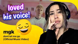 Reaction ▷ mgk  mgk  dont let me go Official Music Video [upl. by Thera380]