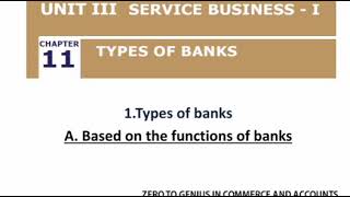 types of bank commerce 11th [upl. by Alfy690]