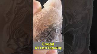 UV Laser Engraving Turning Inconspicuous Crystals into Exquisite Creationslaserengraving laser [upl. by Adnawal]