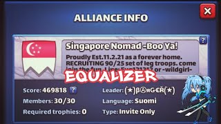 Empires and Puzzles  EQUALIZER  War Hits vs Singapore Nomad BooYa  Wojna z Singapore Nomad [upl. by Perlie232]