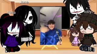 •creepypasta react to my favorite funny tiktokers• pt1 [upl. by Hoj]