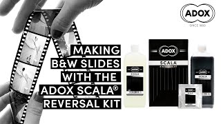 Adox SCALA Reversal Kit  How To Make BampW Slides [upl. by Mini]