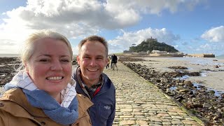 Our dream stay in Cornwall Upper Deck Luxury BampB Marazion and visiting St Michaels Mount [upl. by Allebram]