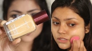 Lakme Perfecting Liquid Foundation Review amp Demo  Affordable Foundation [upl. by Razaele97]