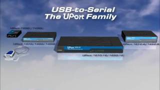 Moxa UPort USB to RS232422485 serial converter [upl. by Aryajay]